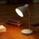 Satin Grey Desk Lamp Adjustable Classic Look E27 28W Satin Grey Desk Lamp Adjustable Classic Look E27 28W